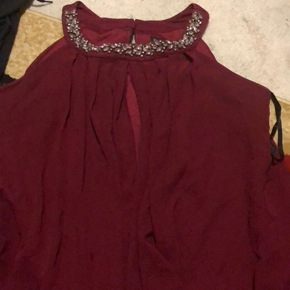 Red cocktail dress